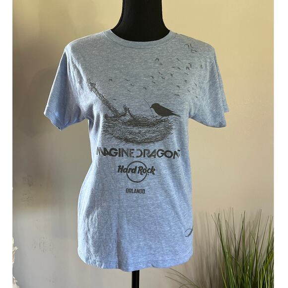 HARD ROCK SIG SERIES 33 IMAGINE DRAGONS ORLANDO T-SHIRT SMALL - Picture 1 of 7